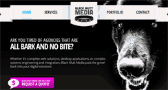 Desktop Screenshot of blackmuttmedia.com